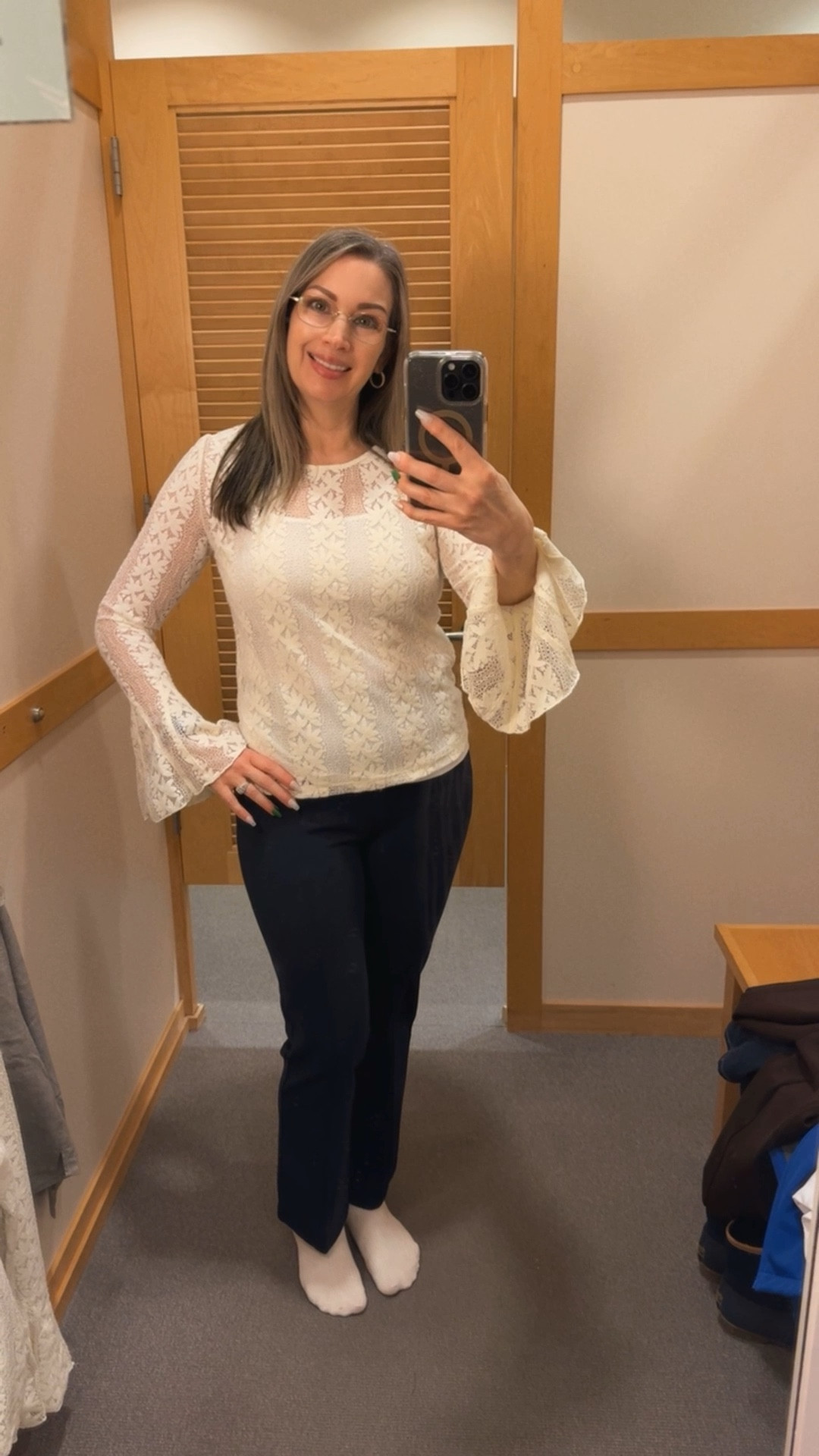I found a holiday outfit The best part, these pieces are extremely versatile and can be worn with so many different items in your closet.
#holidayoutfit #lacetop #comfortablepants

#LTKootd #LTKHoliday #LTKgrwm