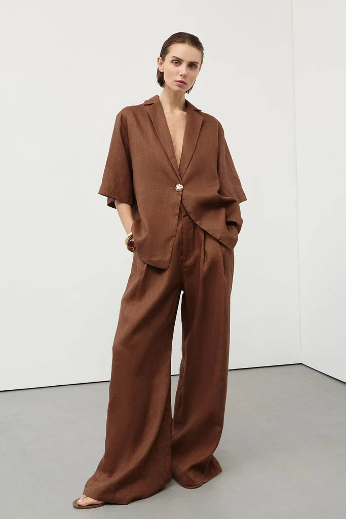 HOLDEN FONDANT LINEN PANT | DISSH