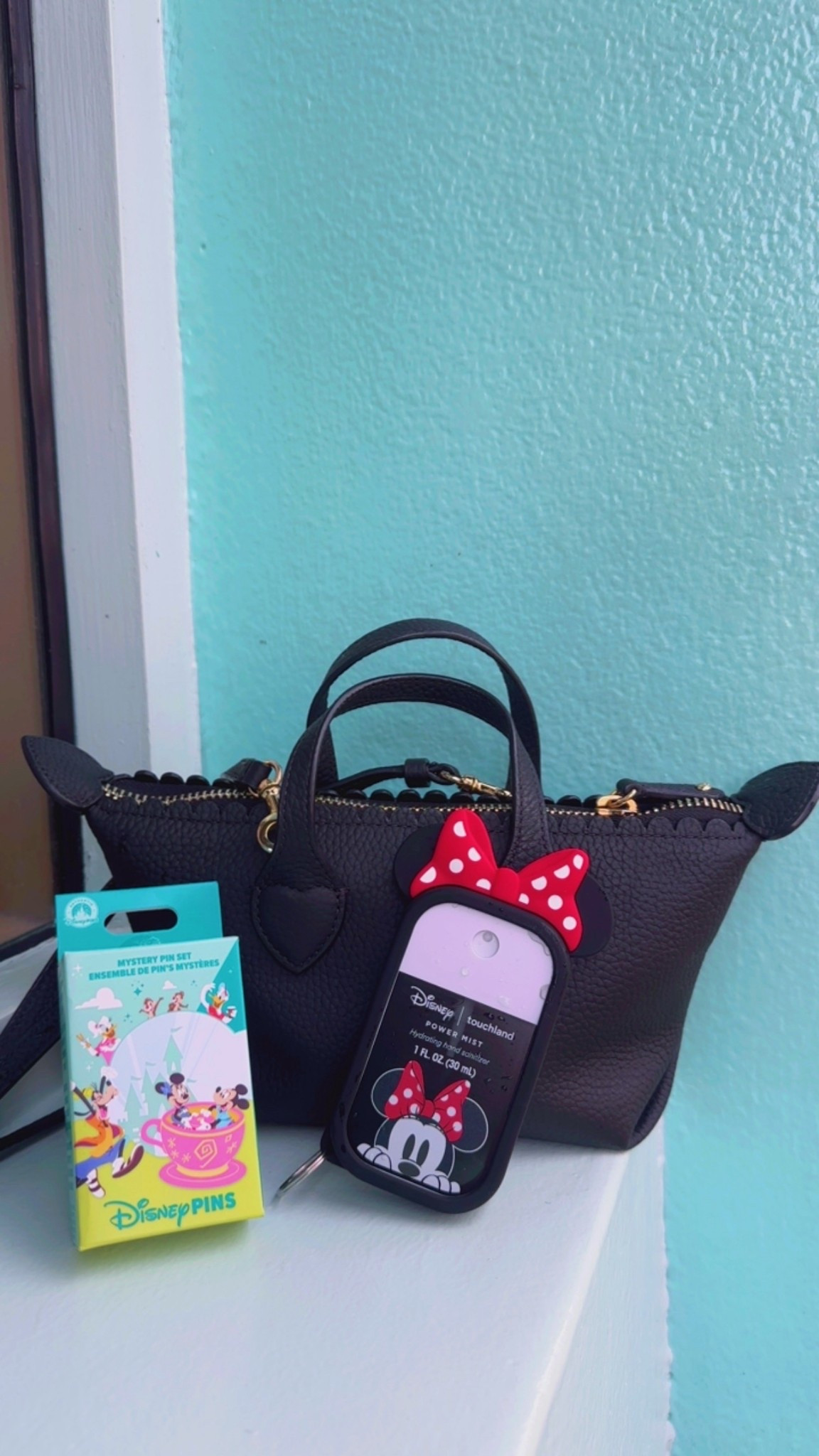 Disney bag❤️🖤 Disney essentials, Disney must haves, Stoney clover lane pouchette, Touchland Minnie Mouse hand sanitizer 

#LTKootd #LTKTravel #LTKdayinmylife