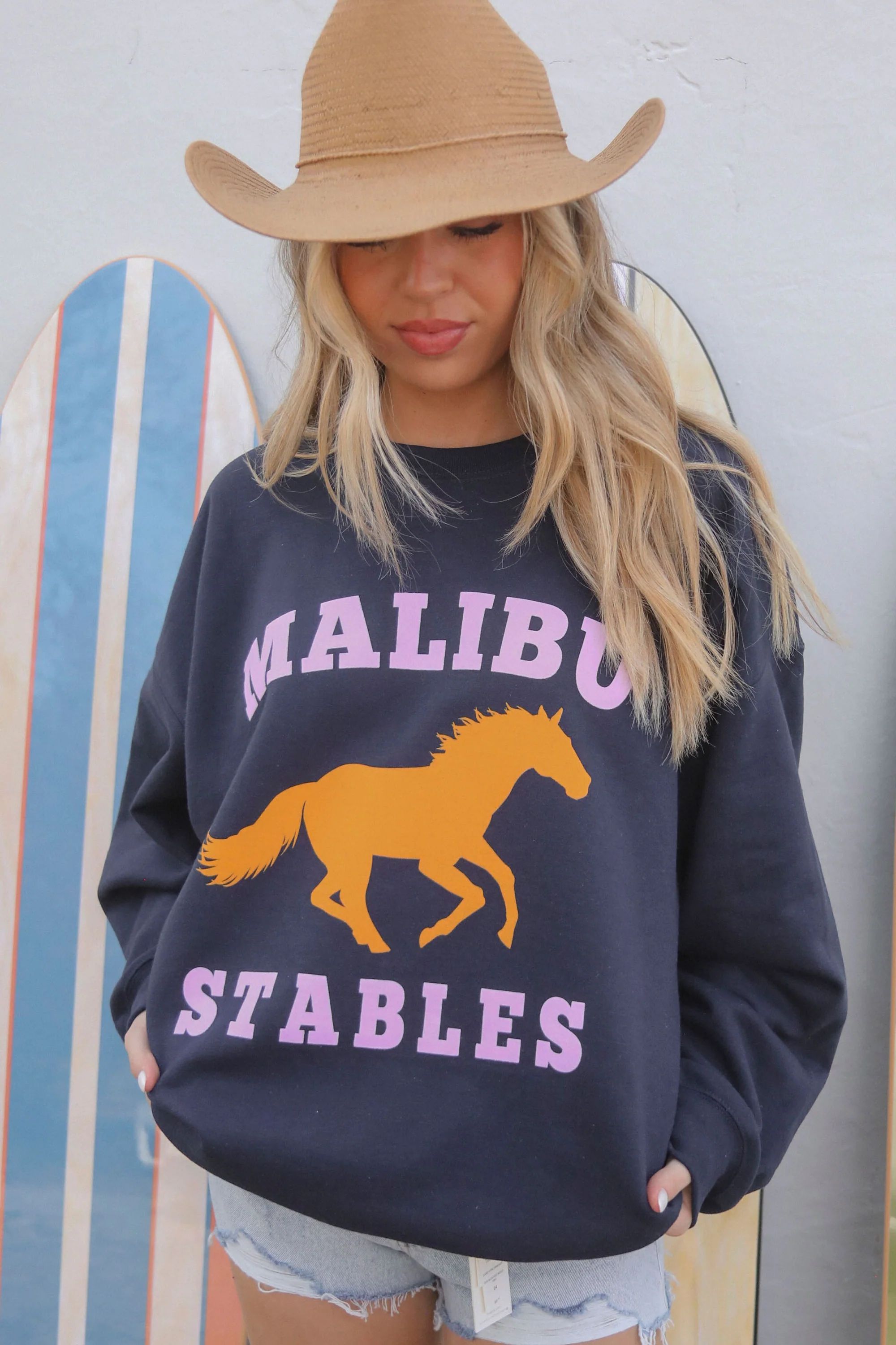 charlie southern: malibu stables sweatshirt | RIFFRAFF