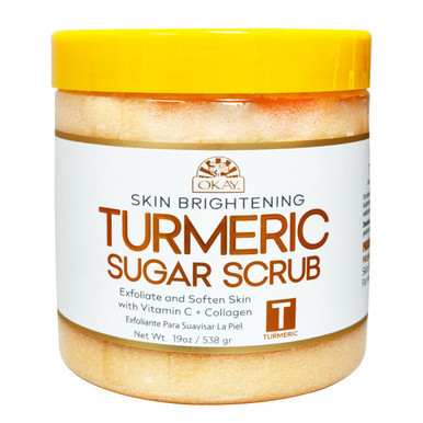 OKAY Turmeric Sugar Scrub - 19 oz / 562 ml | OKAY Pure Naturals