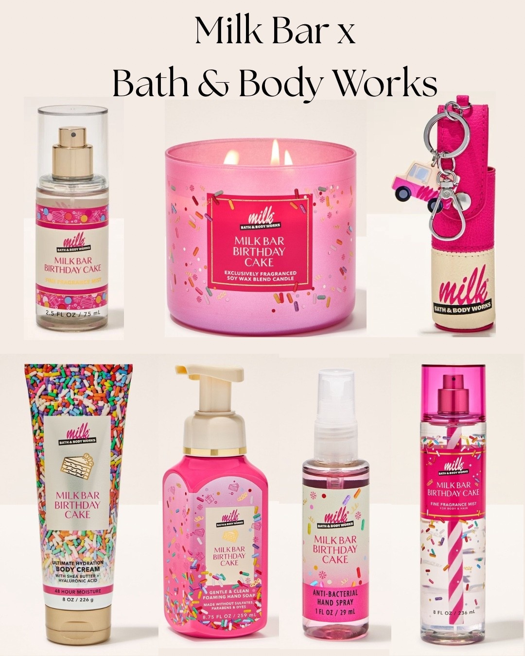 Milk Bar x Bath & Body Works 

#LTKBeauty #LTKSeasonal #LTKFindsUnder50