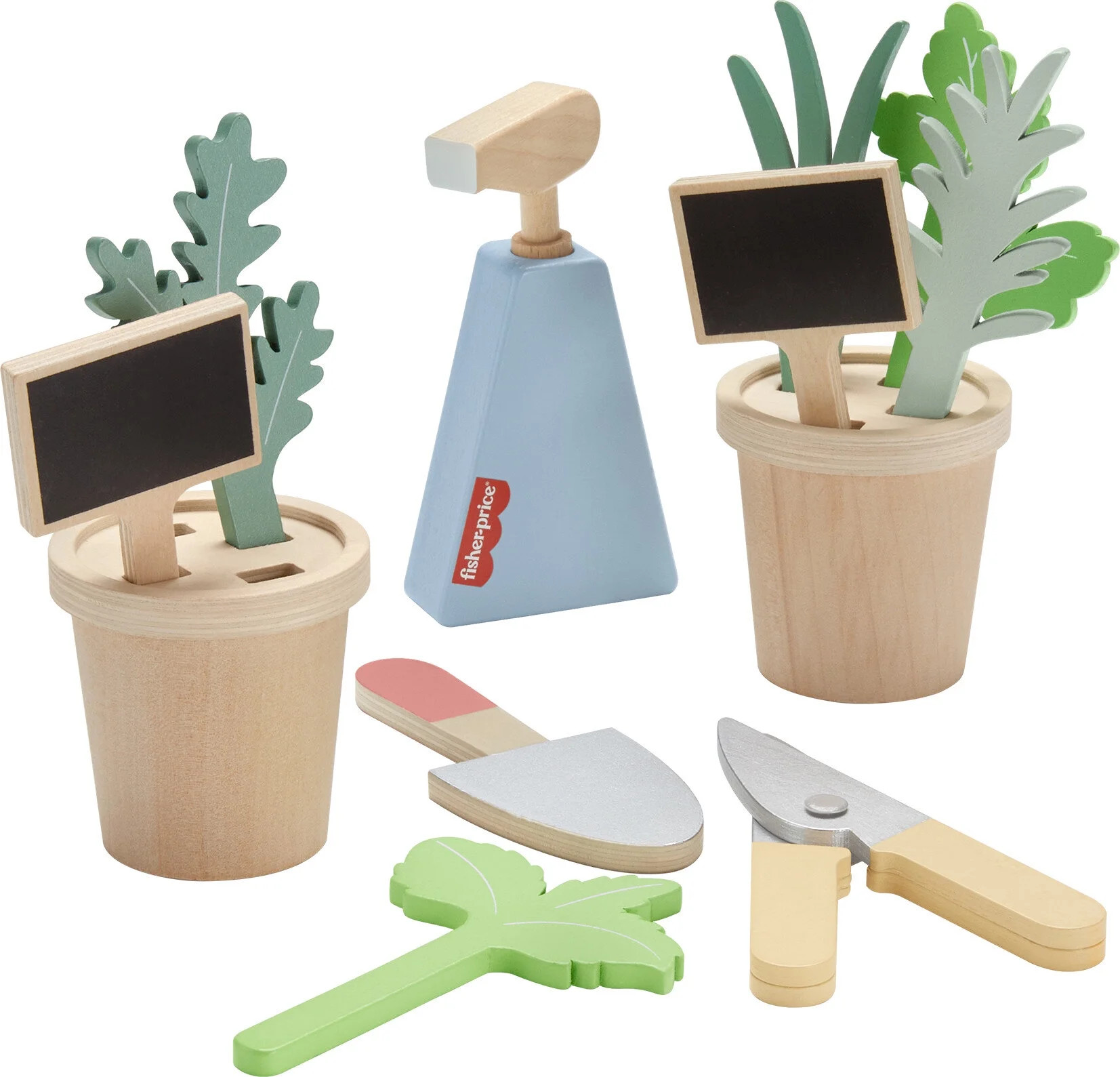 Fisher-Price Wood Herb Garden and Tools Playset, 12 Wood Pieces for Preschool Pretend, Ages 3+ Ye... | Walmart (US)
