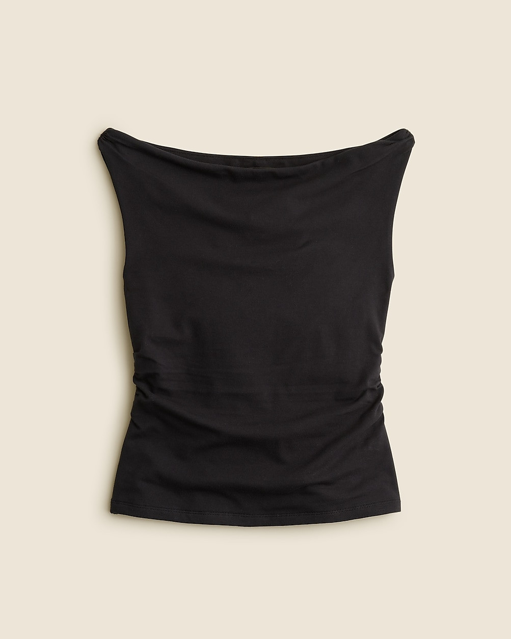 Off-the-shoulder tank top in stretch cotton blend | J. Crew US