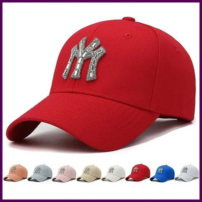 MY Rhinestone Hat Female Spring and Fall Street Casual Outdoor Duck Tongue | eBay US