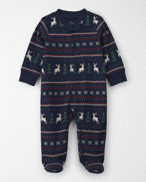 Baby Organic Cotton Fair Isle Sleep & Play Pajamas - Little Planet | Carter's | Carter's Inc