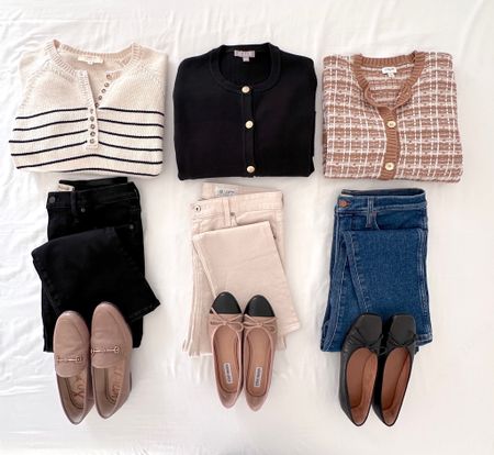 Fall sweaters mix and match from the previous post ✔️ The @madewell jeans are on sale 25% off via the LTK app!  🍂 Which outfit is your favorite?

#LTKSale