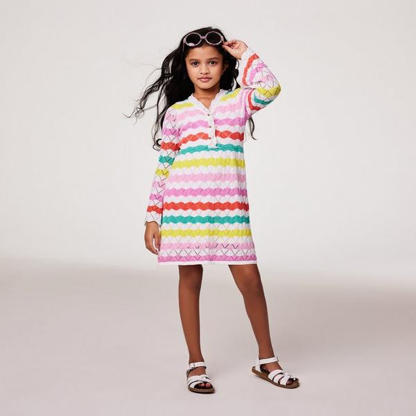 Wavy Striped Crochet Dress | Janie and Jack