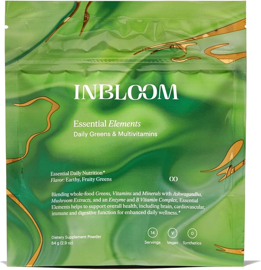 INBLOOM Kate Hudson Essential Elements Drink Mix with Vitamins and Minerals to Support Overall He... | Amazon (US)