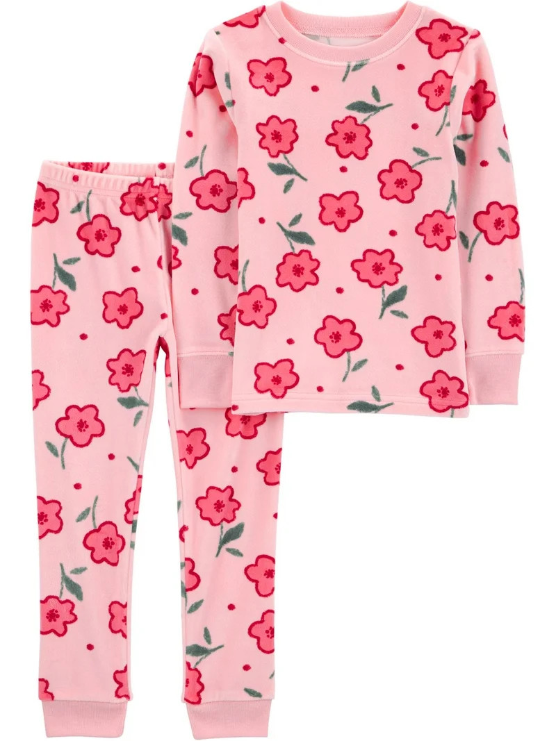 Carter's Child of Mine Toddler Cozy Pajama Set, 2-Piece, Sizes 12M-5T | Walmart (US)