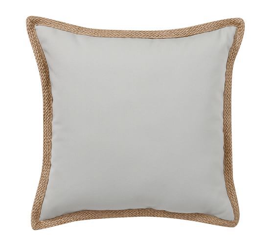 Synthetic Trim Indoor/Outdoor Pillows | Pottery Barn (US)