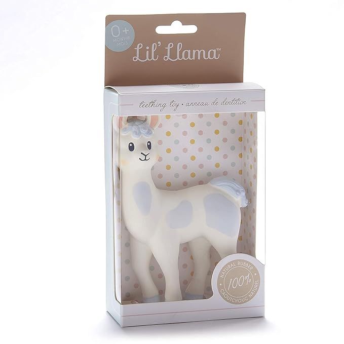 Lil' Llama Baby Teething Toys, Llama Teether for Toddler & Baby Boys and Girls, 100% Natural Rubb... | Amazon (US)