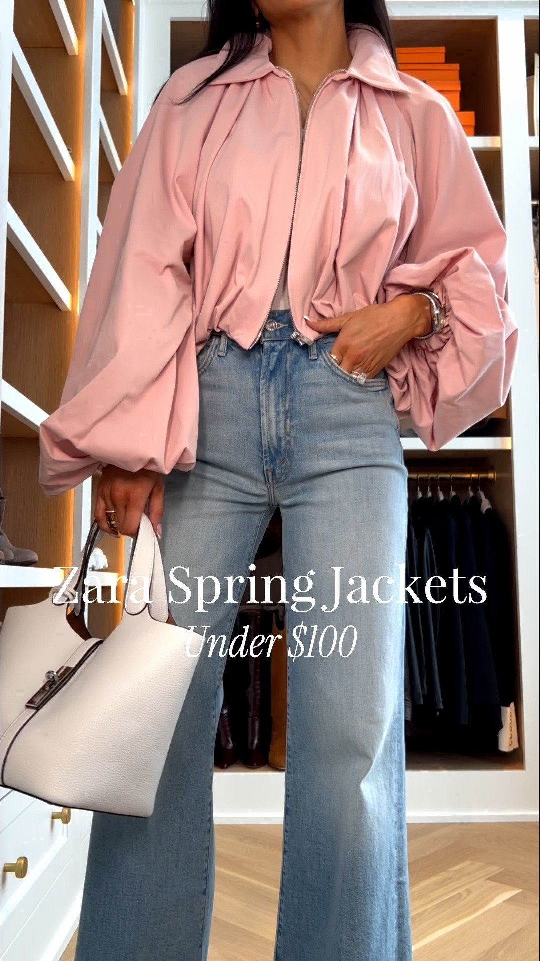 Spring outfit ideas featuring my latest @Zara finds for under 100 that are perfect for that in between weather. I love the cropped trench for a more polished elevated look and the pink bomber jacket for a fun pop of color. Both pair perfectly with my viral Mother jeans that are on sale right now. Also sharing a classic Zara bomber and denim jacket that you can throw over any outfit for an effortless layered look.

Zara cropped trench coat - size XS
Zara pink bomber jacket - size XS
Mother jeans - wearing a 23 runs TTS
Zara bomber jacket - size XS
Zara denim jacket - size XS

miamiamine spring outfit ideas Zara jackets layering outfits cropped trench coat bomber jacket denim jacket Mother jeans sale chic everyday style elevated casual look under 100

#LTKSeasonal #LTKmomlife #LTKootd