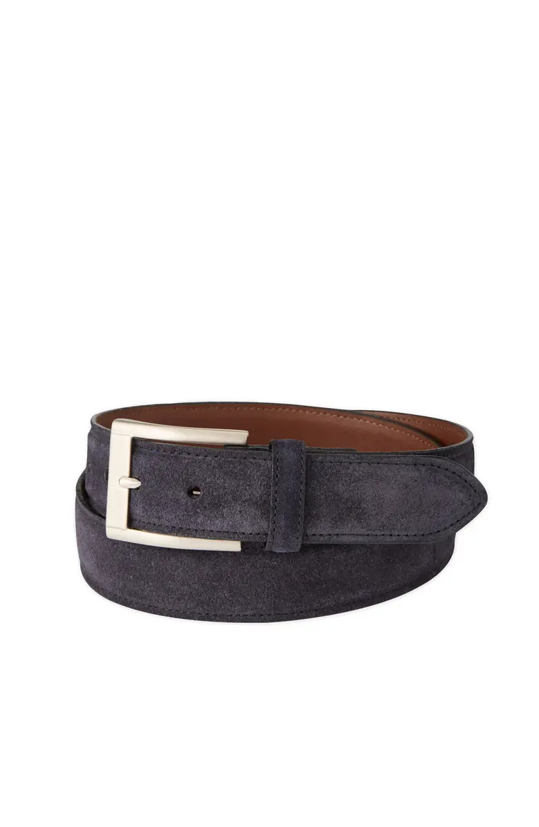 Jack Of Spades Italian Sueded Calfskin Dress Casual Belt | Nordstrom | Nordstrom