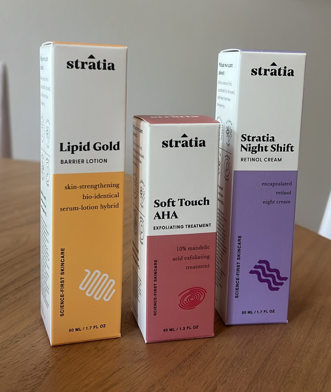 The viral tik tok skincare from Stratia! I’ve been trying out their retinol, liquid gold moisturizer & AHA exfoliate recently and have been loving them! 

#LTKFindsUnder100 #LTKBeauty #LTKTravel