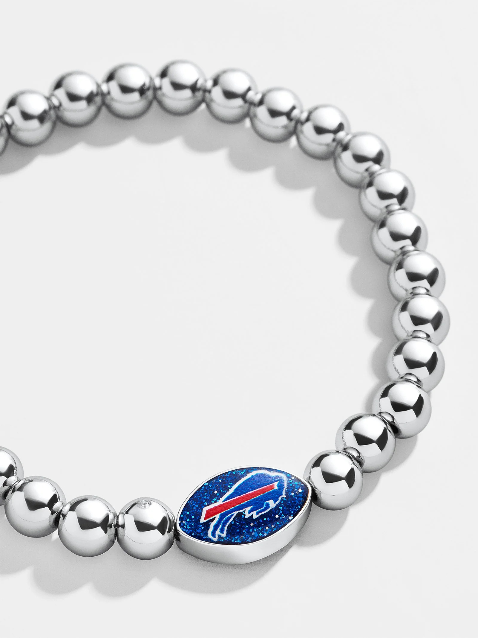 Buffalo Bills NFL Silver Pisa Bracelet - Buffalo Bills | BaubleBar (US)