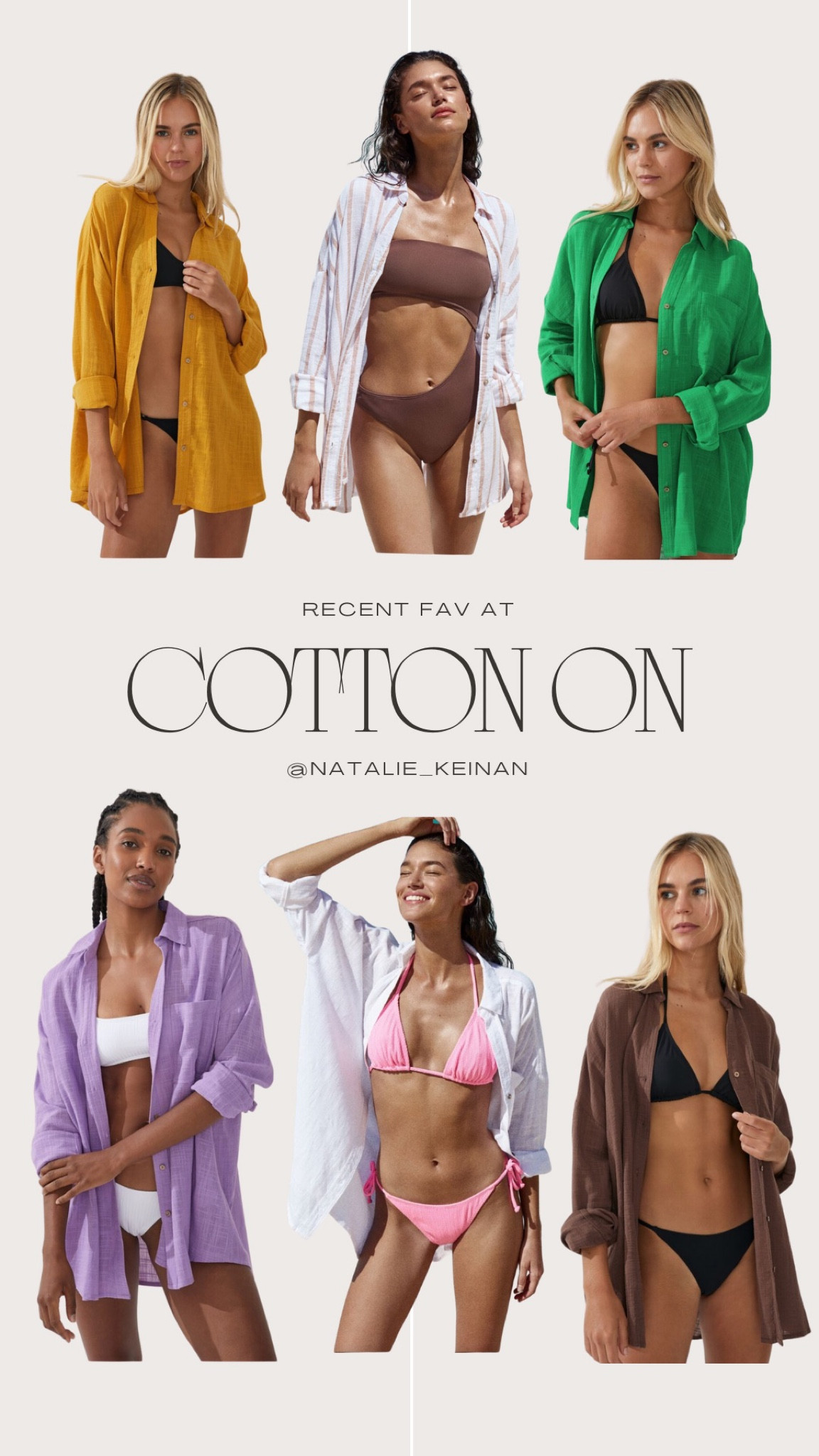 Cotton on linen shirt, cotton on coverup, swim style 

#LTKtravel #LTKFind #LTKswim