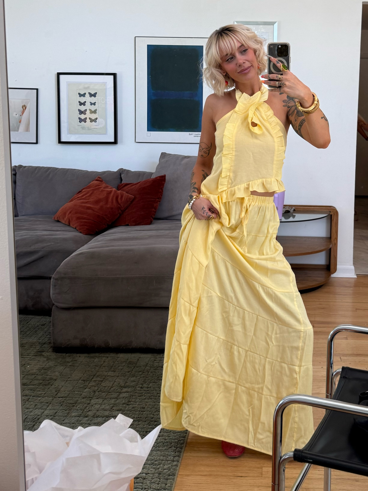The perfect summer dress!!! #summerdress #butteryellow #trendydress #matchingset 

#LTKSummerEdit #LTKWedding #LTKPetite