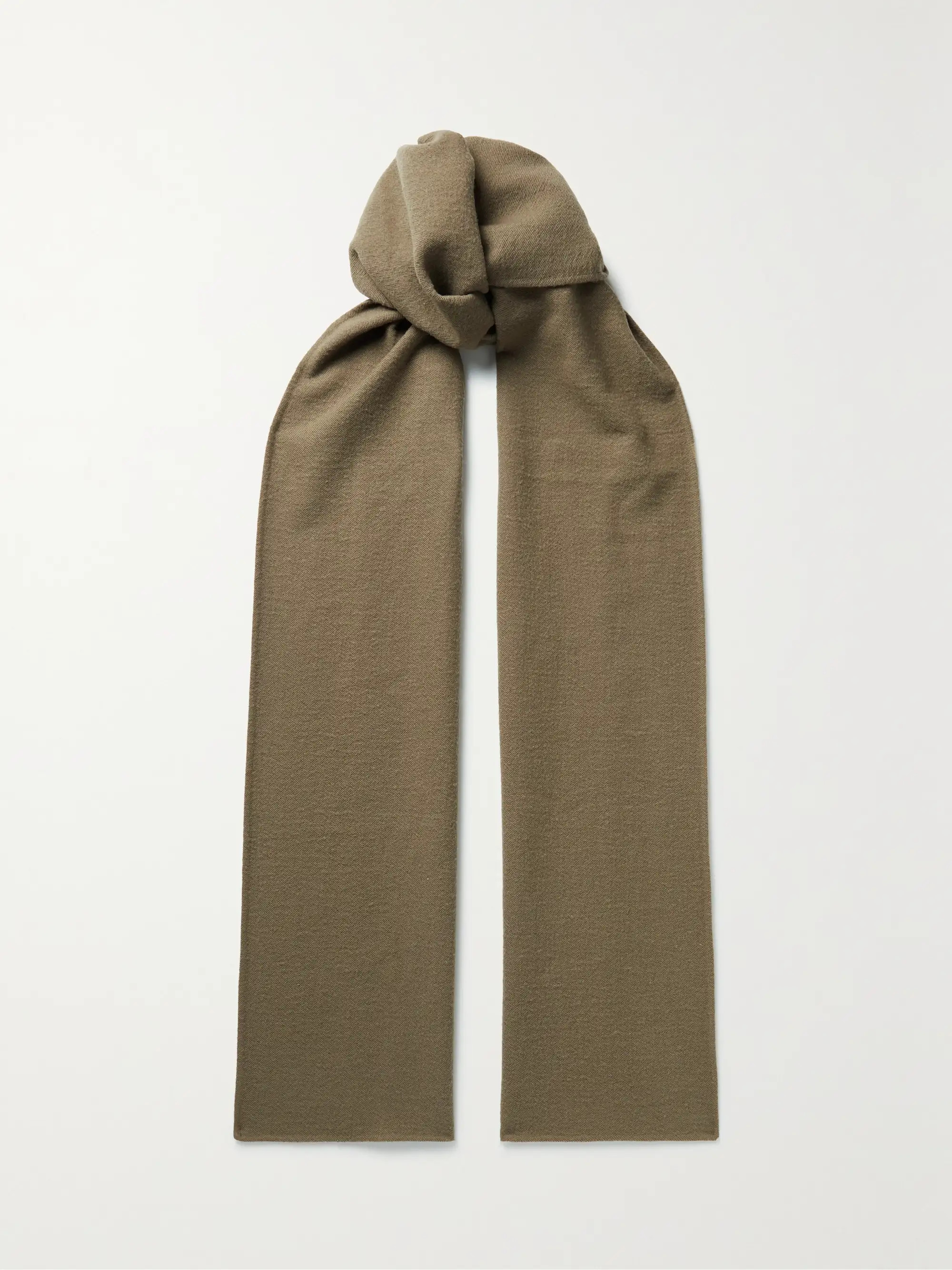 THE ROWBisbee wool-blend twill scarf | NET-A-PORTER (US)