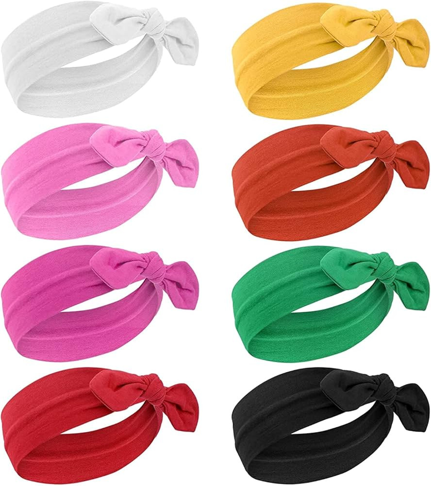 habibee Women Headbands Turban Headwraps Hair Band Bows Accessories for Fashion or Sport 8 Pcs fo... | Amazon (US)