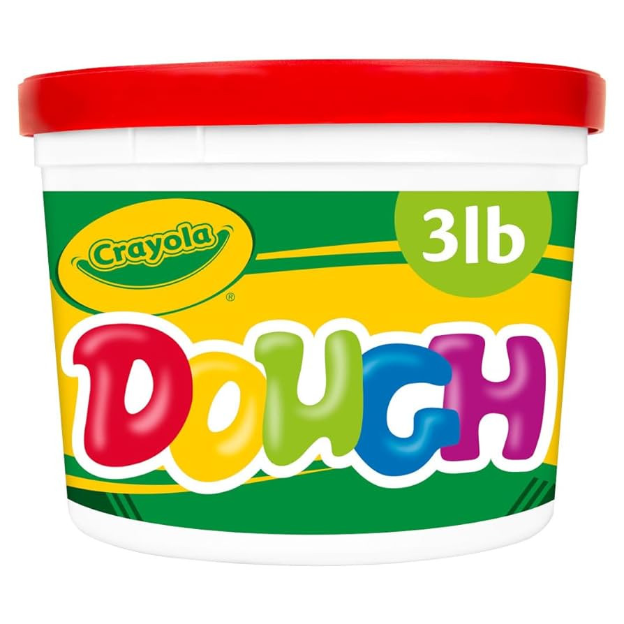 Crayola Dough - Red (3lb), Bulk Modeling Dough for Kids, Clay Alternative, Resealable Tub, Ages 3... | Amazon (US)