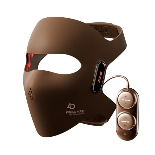 JOVS 4D Laser Light Therapy Mask - Red Light Therapy for Face, Led Face Mask Light Therapy, 6x Powerful More Than LED, FPT Technology, 4 Wavelengths, Anti-Aging | Amazon (US)