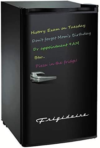 FRIGIDAIRE EFR331-BLACK 3.2 Cu ft Eraser Board Mini Compact Dorm Fridge (Black) | Amazon (US)