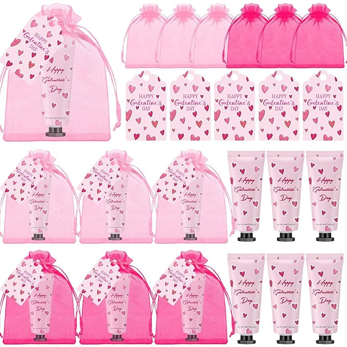 Loopeer 6 Pack Galentine's Day Hand Cream Gifts Galentine's Valentine's Day Party Favors Bulk Han... | Amazon (US)