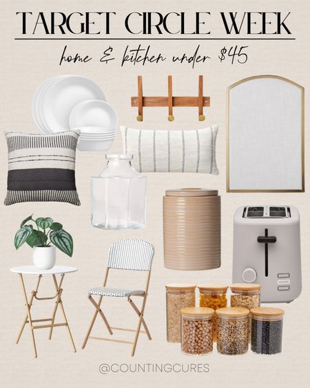 Revamp your home and kitchen with these amazing deals under $45 this Target Circle Week!
#affordablefinds #neutralfurniture #decorinspo #diningware

#LTKstyletip #LTKxTarget #LTKhome