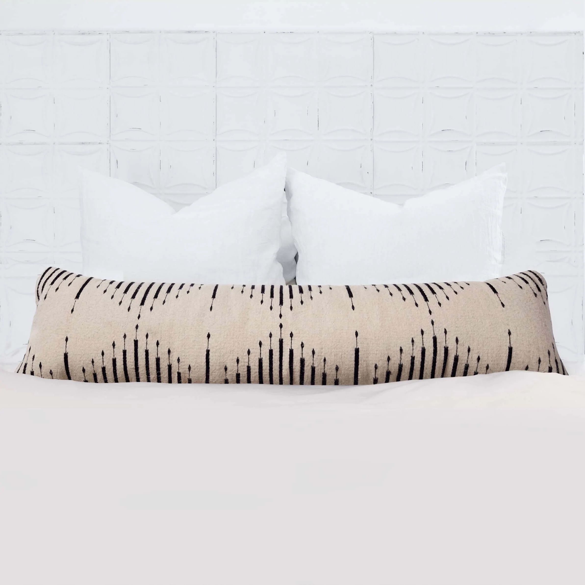 Modern Lumbar Pillow | Long Decorative Pillows from The Citizenry | The Citizenry