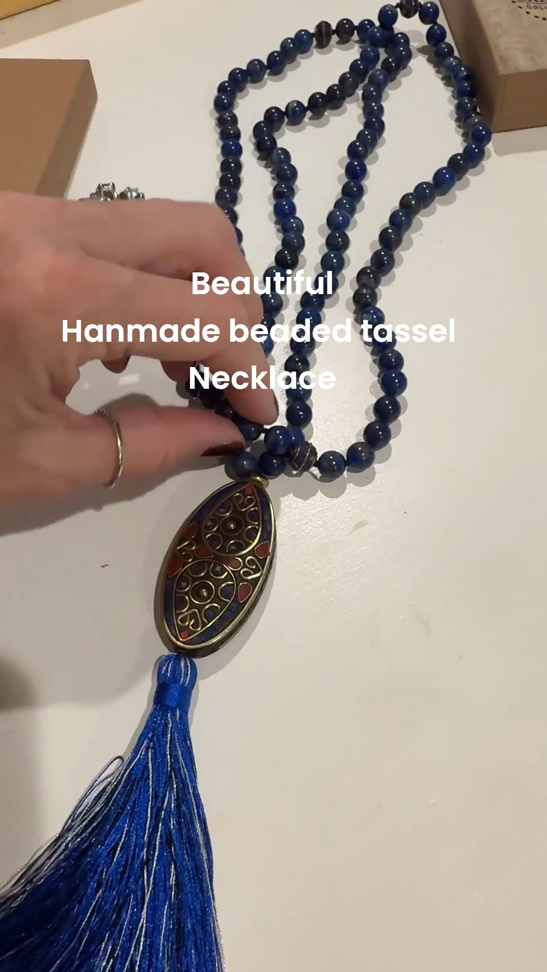 On trend and so pretty.. would make a great gift too

Hand beaded tassel necklace

Comes in several colors 

Wear long or layered twice
Also pretty layers with your other jewelry.

Under $40 this is beautifully made and looks like a high end designer piece.

#LTKOver40 #LTKstorytime