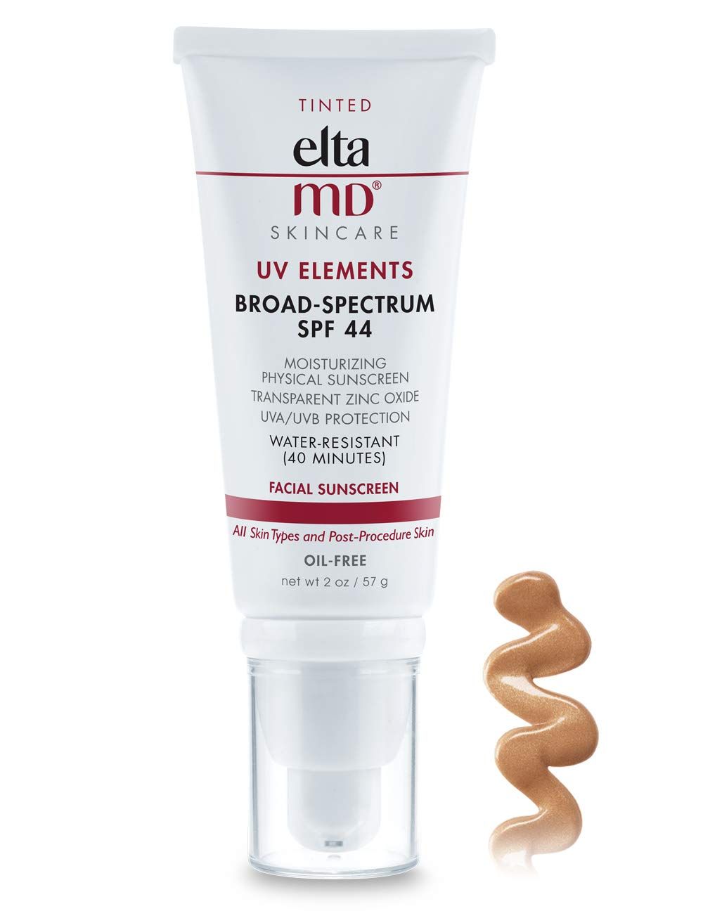 EltaMD UV Elements Tinted Face Moisturizer with Broad-Spectrum SPF 44, Mineral Face Sunscreen, Wa... | Amazon (US)