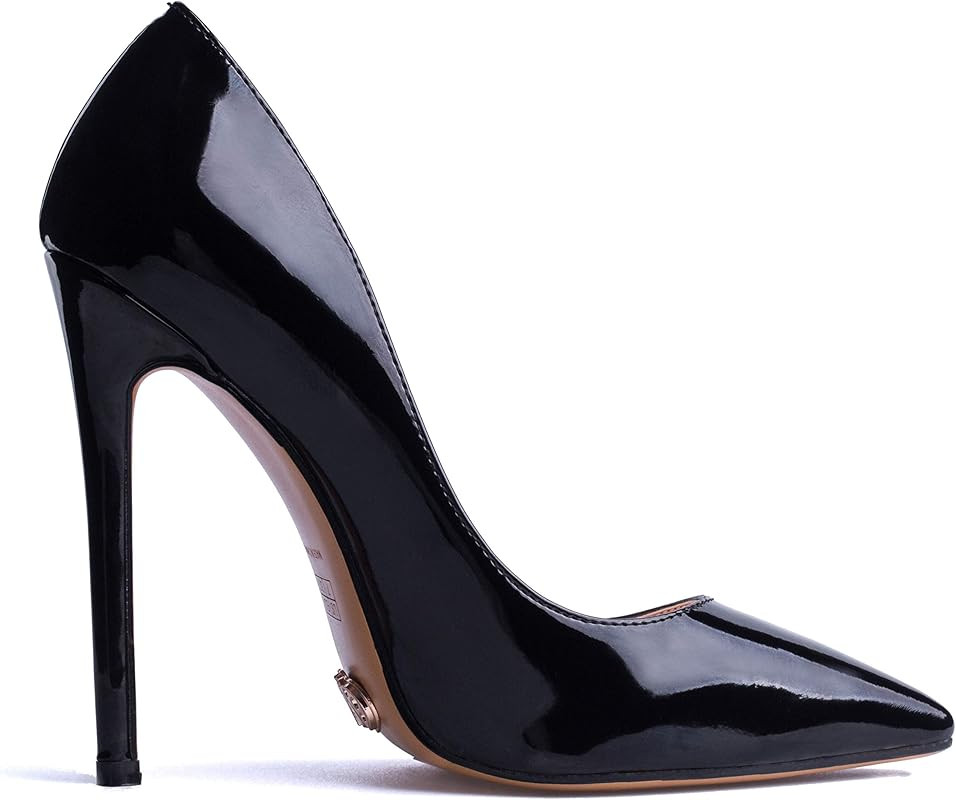 Petit Cadeau Leona - Women's Classic & Sexy Pointed Toe Slip on Pumps with 5" Stiletto High Heels... | Amazon (US)