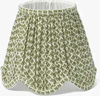 Olive Lotus Deep Scalloped Lampshade | Nordstrom