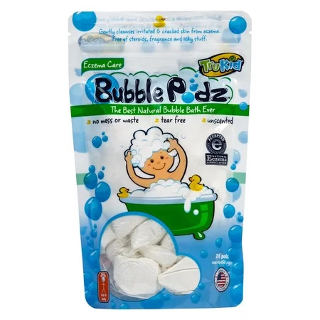 TruKid Bubble Podz Eczema Care Bubble Bath, Unscented, 24 Ct | Walmart (US)