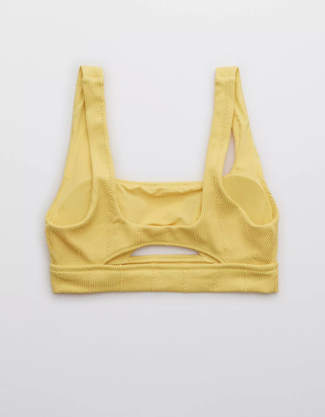 Aerie Crinkle Cut Out Scoop Bikini Top | American Eagle Outfitters (US & CA)