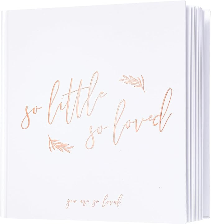 Calculs Baby Shower Picture Book Polaroid 'so little so loved' Party Guest Book Babies Scrapbook,... | Amazon (US)