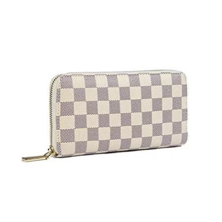 Daisy Rose Women’s Checkered Zip Around Wallet and Phone Clutch - RFID Blocking with Card Holde... | Walmart (US)