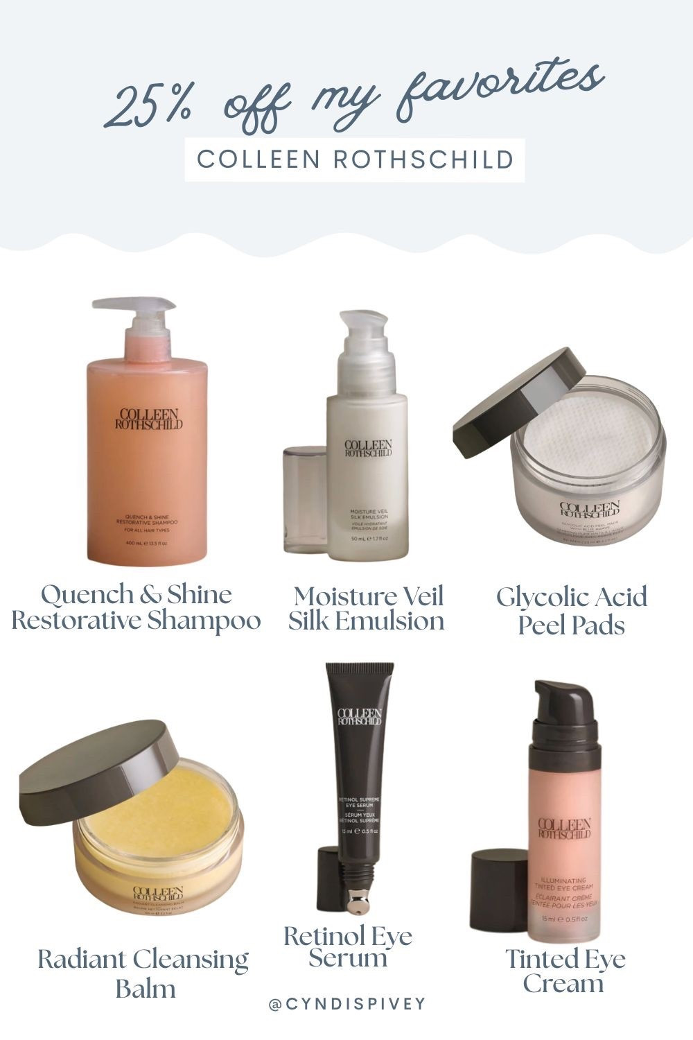 Colleen Rothschild 25% off Best Sellers - no code needed
@Colleen Rothschild 

#LTKBeauty #LTKOver40