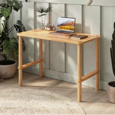 Compact Solid Wood Writing Desk – Ideal for Small Spaces | Wayfair North America