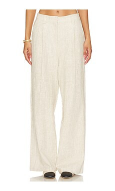LIONESS La Quinta Pants in Oatmeal from Revolve.com | Revolve Clothing (Global)