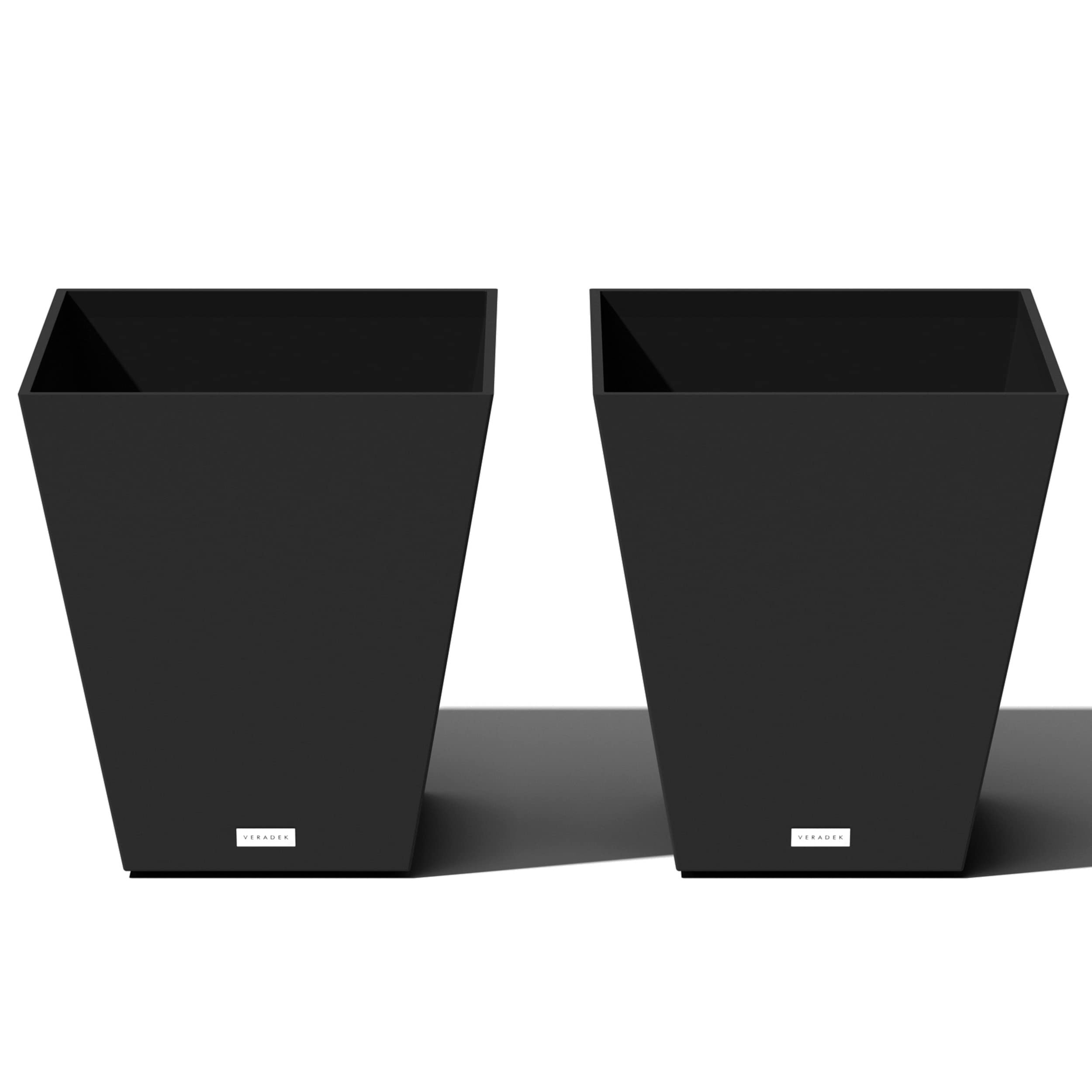 Veradek Pure Series Nobleton Plastic Planter - Large Pots for Indoor or Outdoor Porch/Patio | Durable All-Weather Use with Drainage Holes | Modern Planter Décor for Flowers, Shrubs, Trees | Amazon (US)