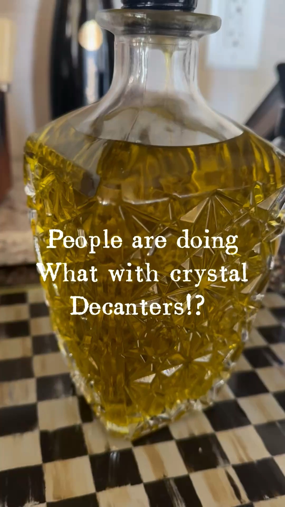 I snagged this one on Amazon just to try this out to see if I an an fan #elevatedKitchen #crystal #oliveoil #kitchendecor #livinglargeinlilly 

#LTKfoodie #LTKvlog #LTKHome