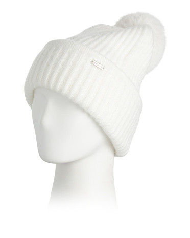 Ribbed Knit Beanie With Sew On Hardware | TJ Maxx