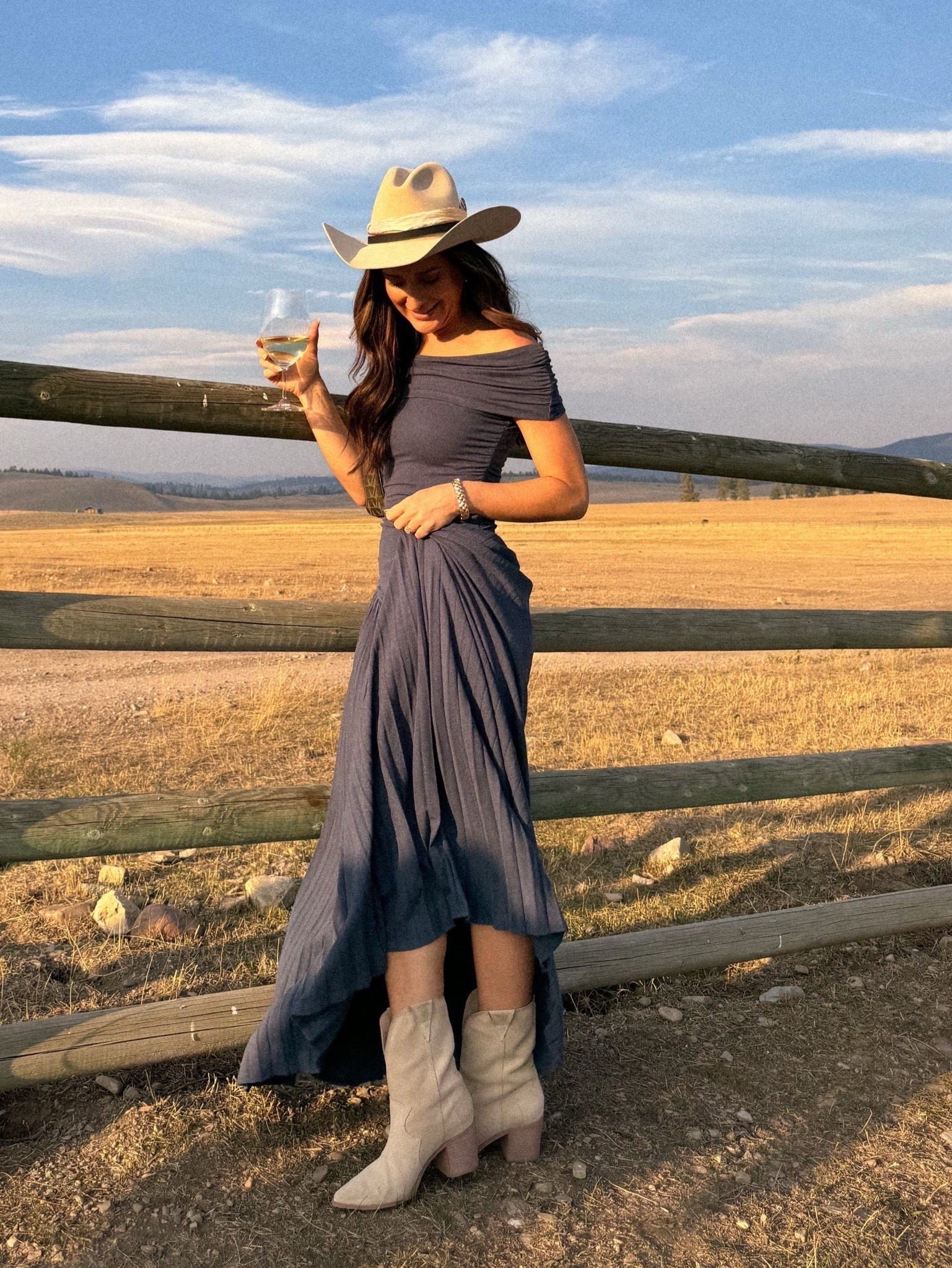 Spring wedding guest dress, baby boy shower dress, western chic 

#LTKootd