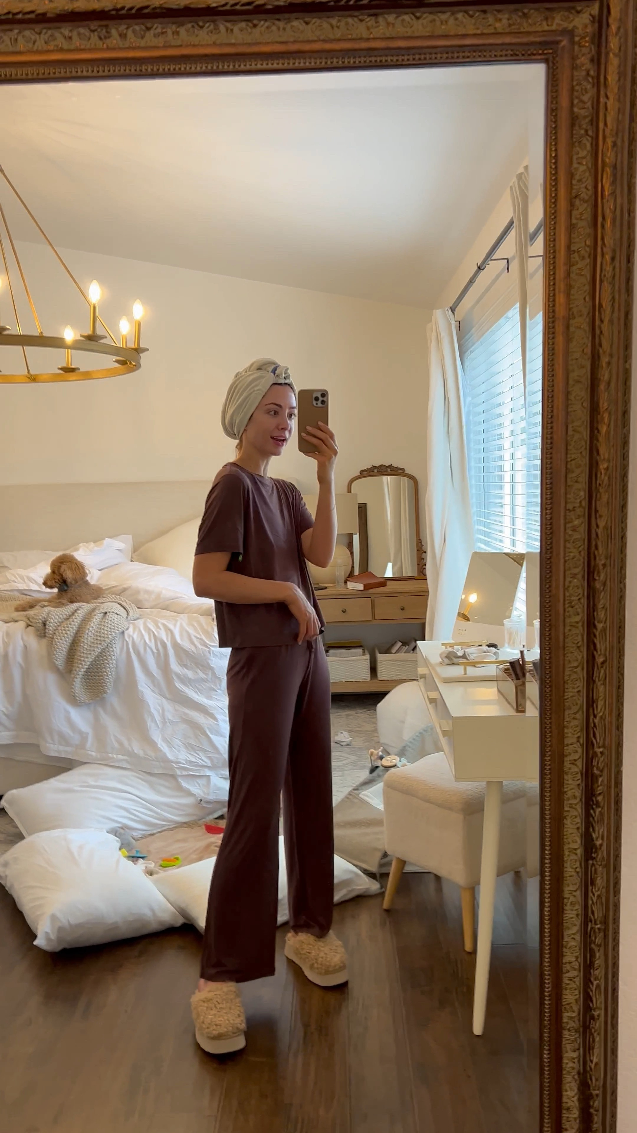 The chokehold this Jammie set has on me it’s so beyond soft!!!!! Wearing a small! 

#LTKunder100