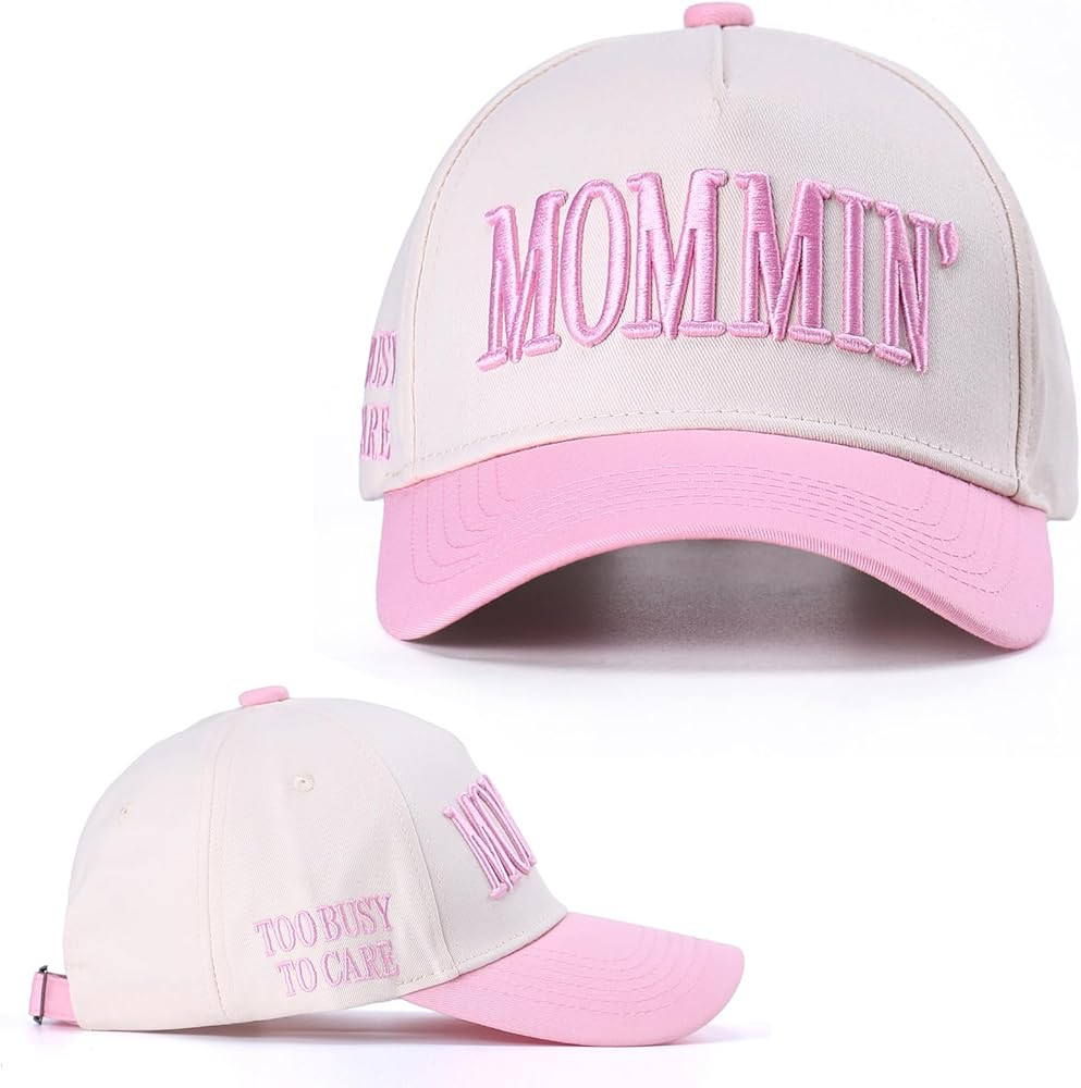 Vintage Two-Tone Trucker Hat Adjustable Baseball Cap with Mommin Embroidery Ponytail Fit Unisex O... | Amazon (US)