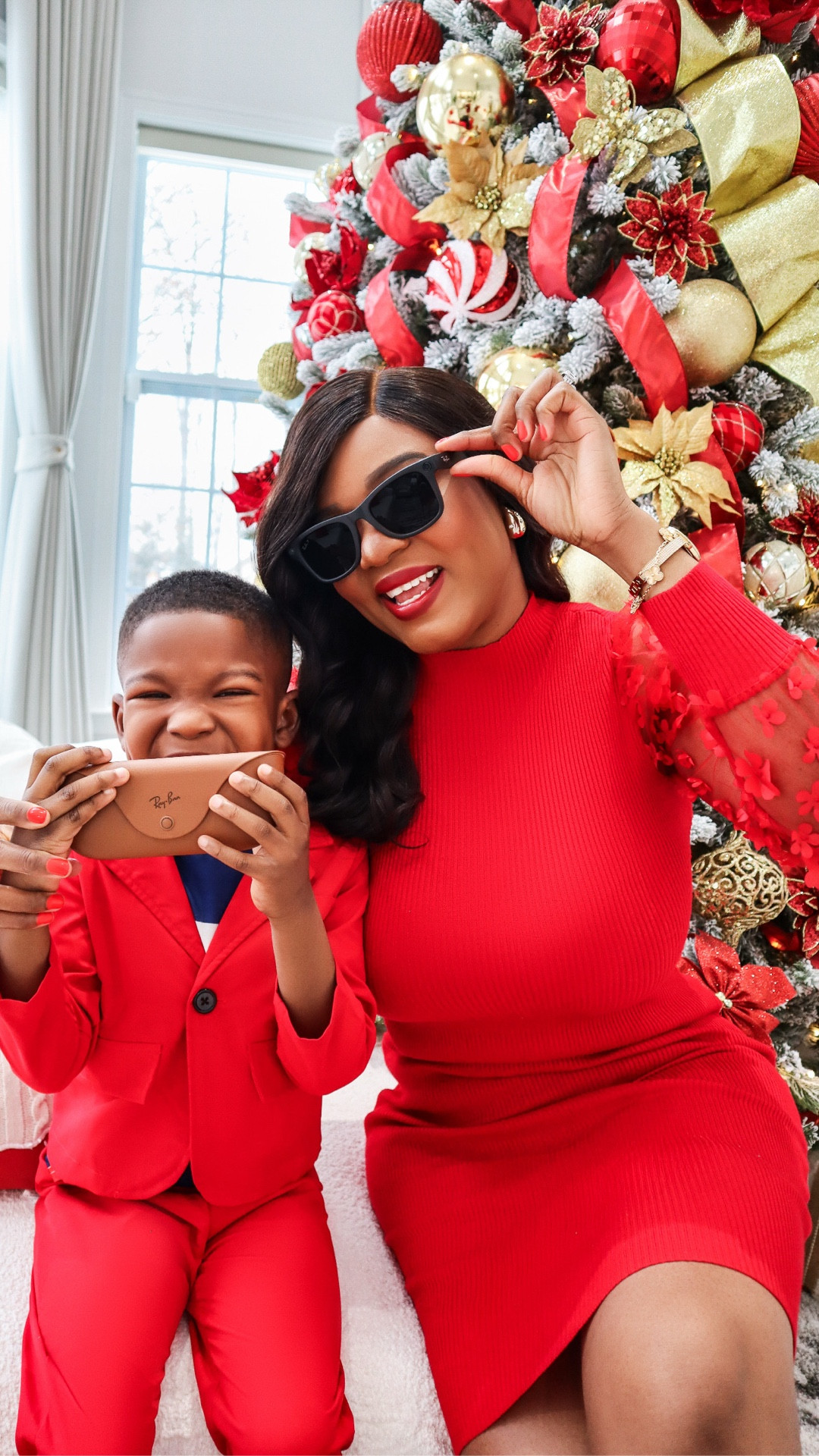#AD This is what stepping into the future and capturing everyday moments looks like. I'm in awe of these @RayBanMeta glasses guys and it just changed the way we capture our experiences hands free. Yes, you heard that right. 
I get to take photos, record videos, music, calls, ask questions all from my glasses and they look fabulous too.
These are the perfect holiday gift for parents, tech lovers, creators I mean everyone. 
Purchase @target and enjoy 5% off with RedCard. 
25% off discount for RBM Gen 1 now through 1/11
#targetpartner  #targetstyle 
#target #raybanmeta @shop.Itk #liketkit 

#LTKGiftGuide #LTKSaleAlert #LTKHoliday