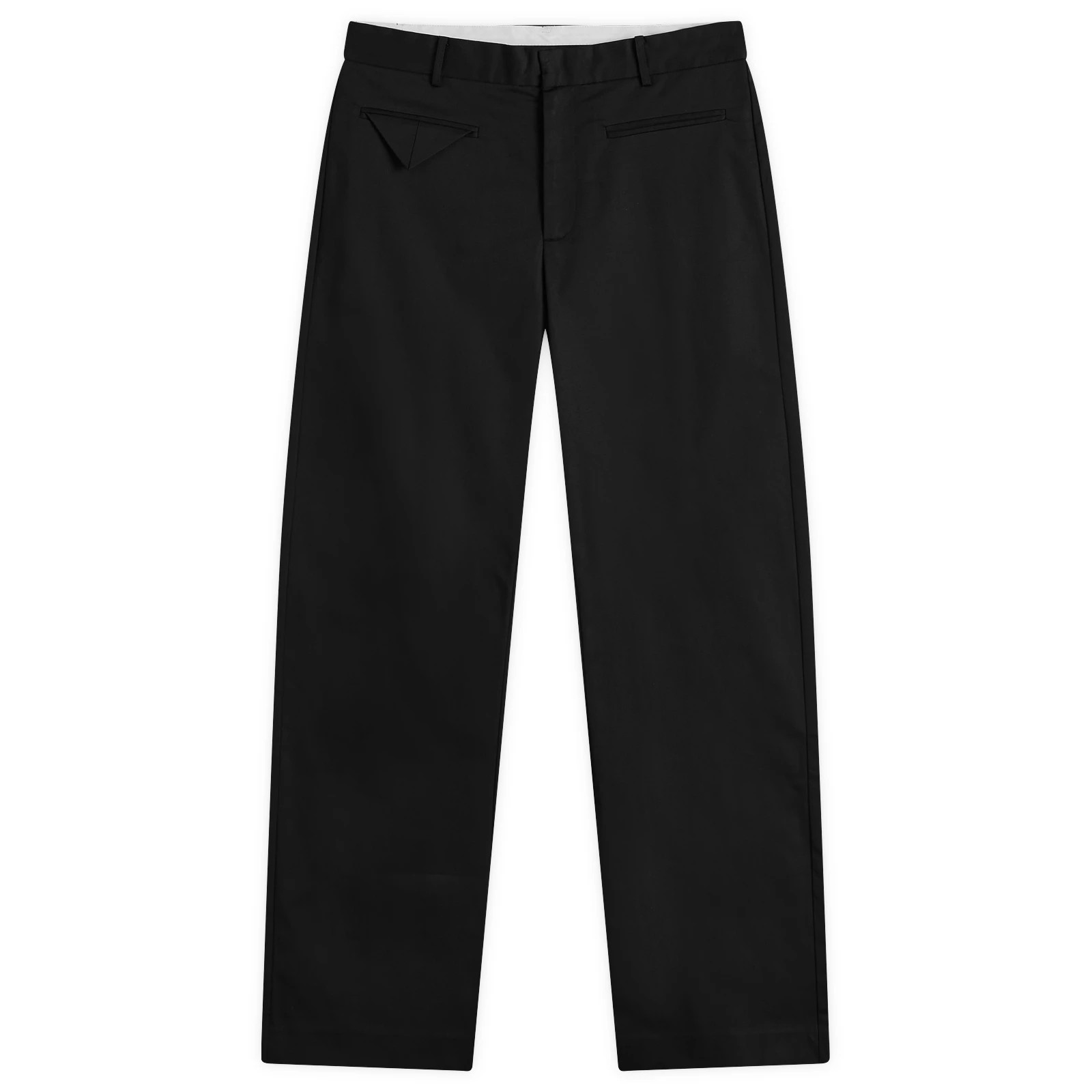ST. Agni Women's Origami Pocket Trousers in Black, Size Large | END. Clothing