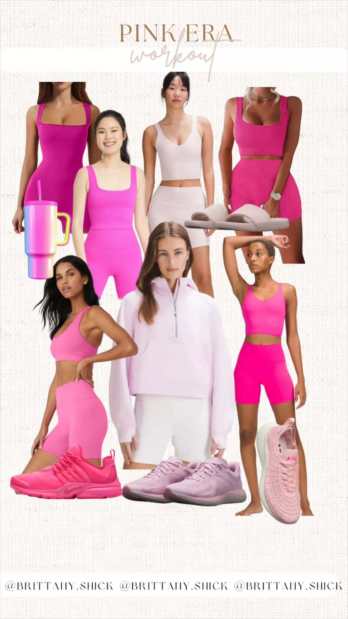 Women Pink Workout set